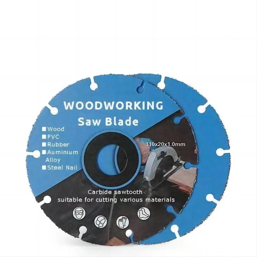 1PC 110mm Woodworking Saw Blade Solid Wood Board Aluminum Alloy Cutting Blade 4-inch Angle Grinder Alloy Multi Tool Blades Tools