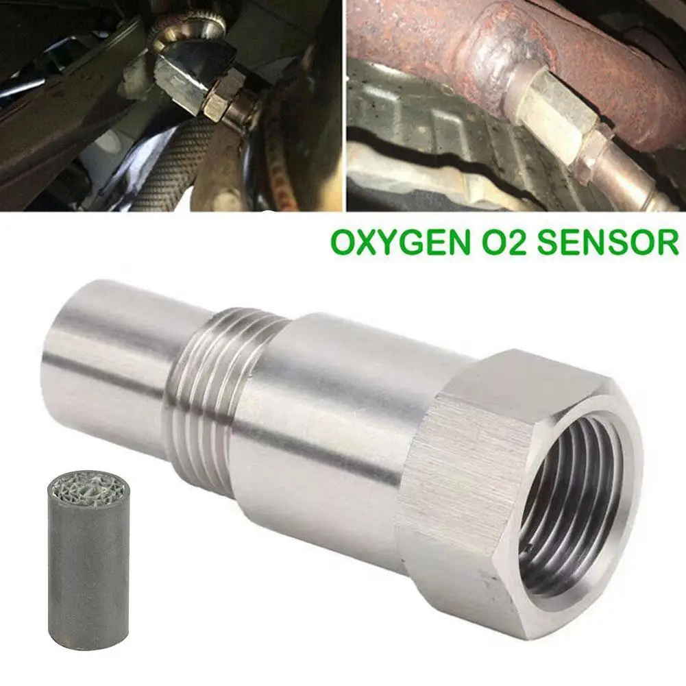 Oxygen O2 Sensor M18X1.5 Extender Spacer Adapter P0420 P0430 Catalytic Converter CEL Eliminator Check Engine Light