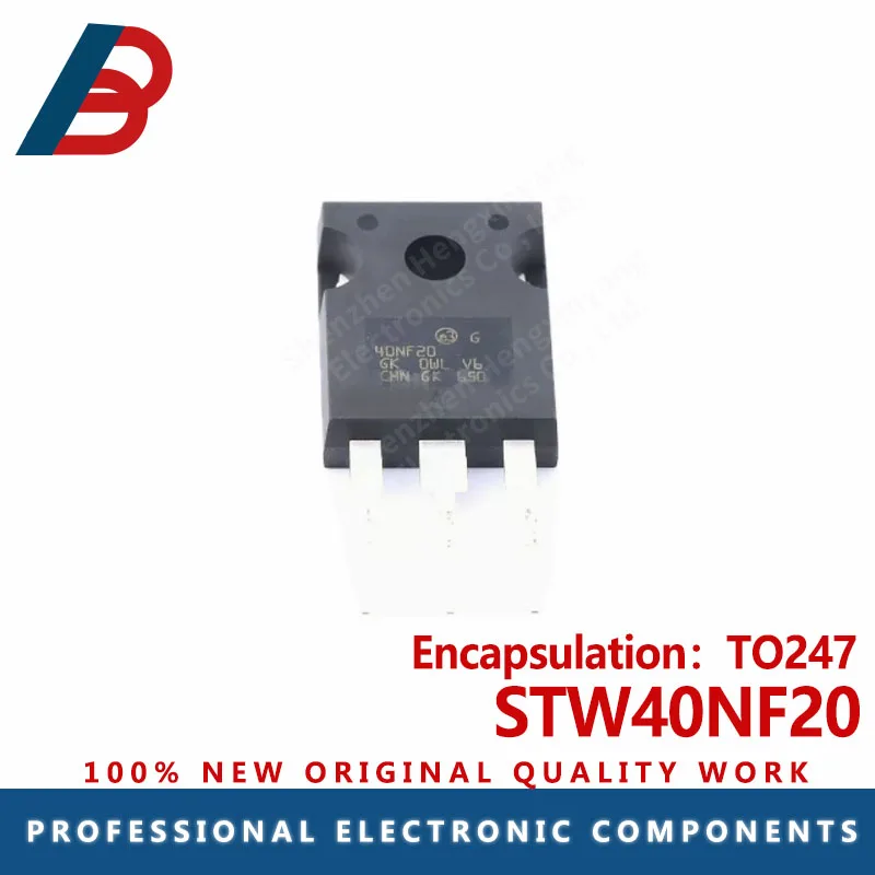 

5PCS STW40NF20 package TO247N channel 200V 40A FET MOS