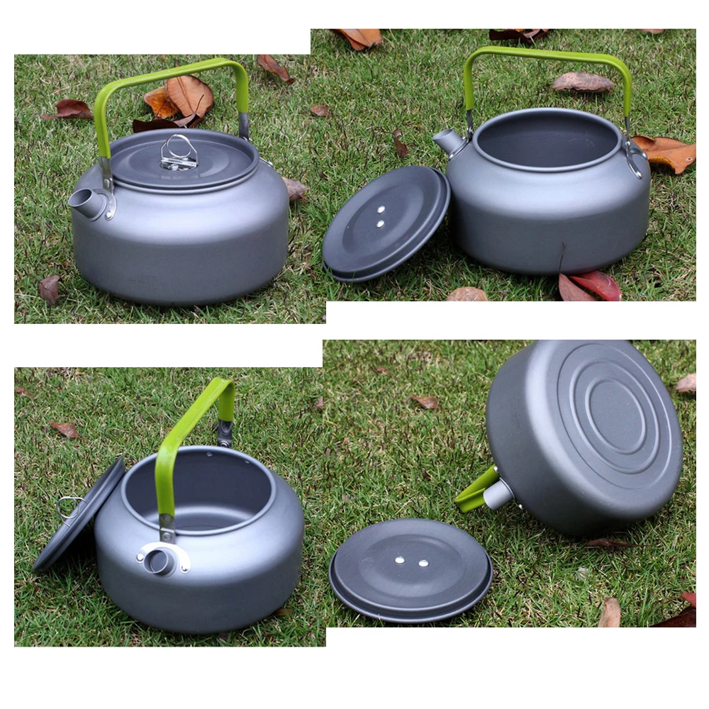 Portable Outdoor Water Kettle  - Camping Cooking Pan Set recension och pris