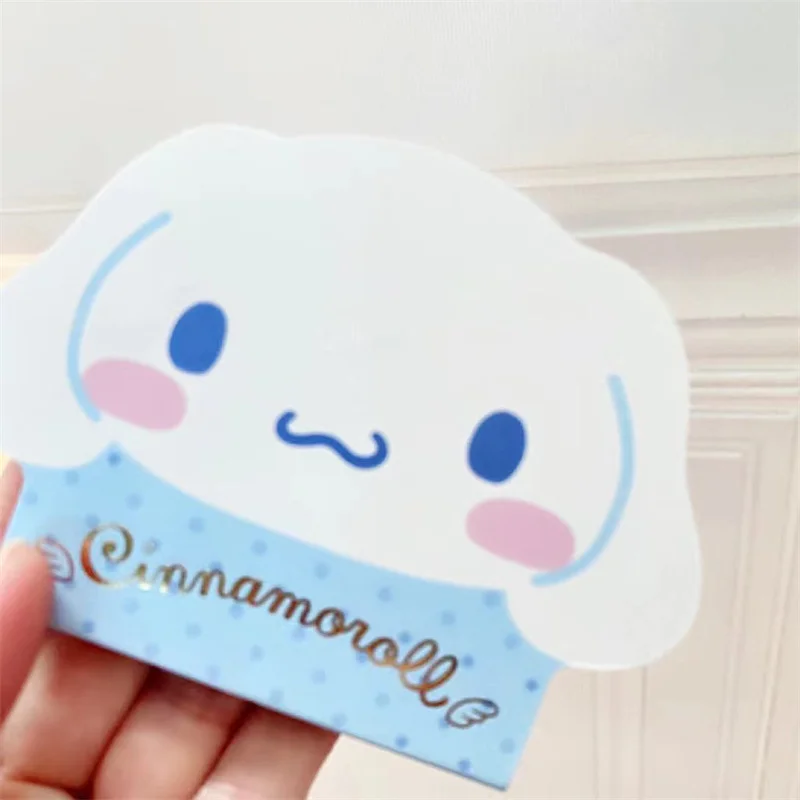 6pcs/lot Sanrio Melody Kuromi Cinnamoroll Memo Pad Sticky Notes Stationery Label Notepad Planner Sticker Post School Supply