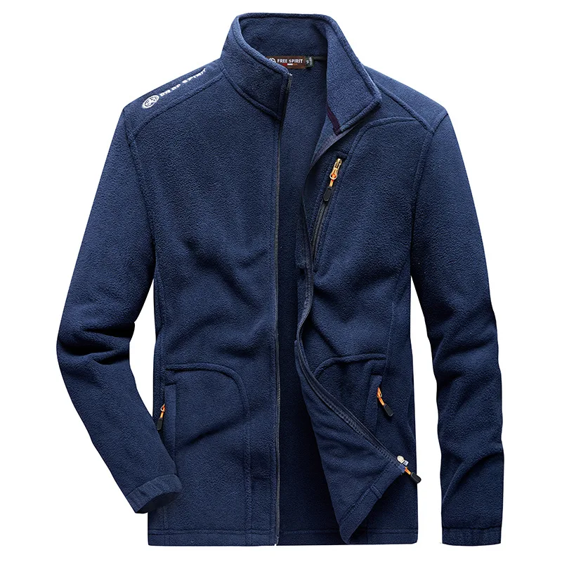 

Autumn And Winter New Outdoor Sports Thickened Fleece Clothes Men's Vest Casual Fleece Jacket Men's Winter
