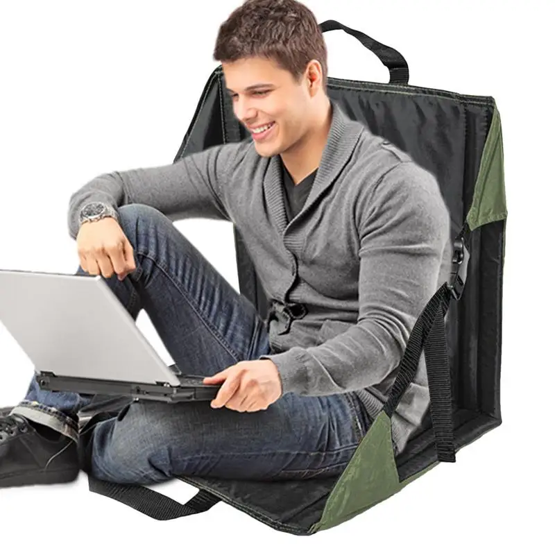 

Foldable Seat Cushion Foldable Chair Comfortable Stadium Seat Cushion Picnic Camping Beach Chair Hiking Padded Seat