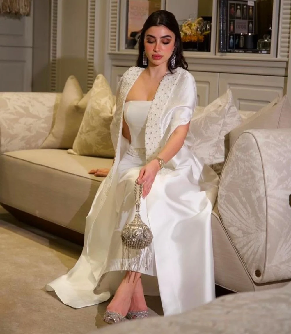 Customized Elegant Charmeuse Pleat Trumpet Square Neck Long Dresses Bespoke Occasion Party Sizes Available
