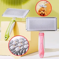 Dog Comb Pet Hair Remover Dog Brush Massage Cat Brush Dogs Grooming Stainless Steel Comb for Dogs Hair Knot Opening Pet Supplies