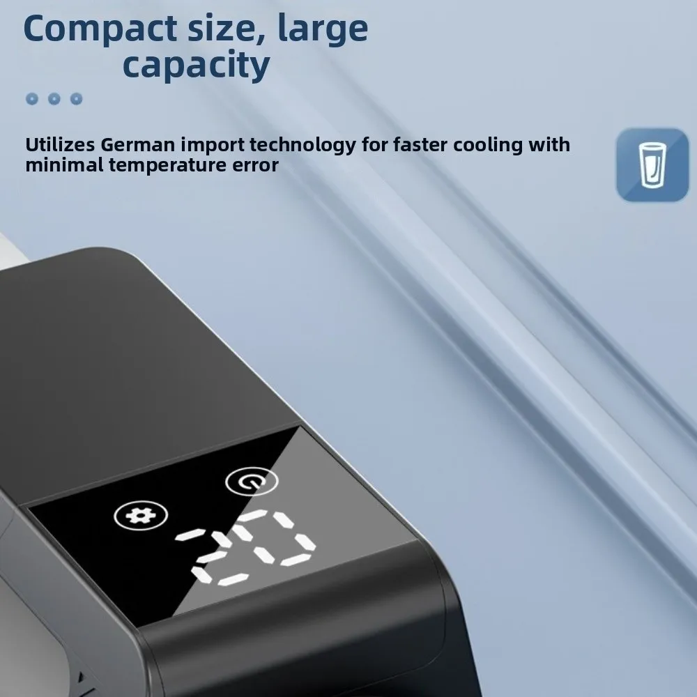 Insulated Insulin Cooler Travel Cup Compact Silent Portable Refrigerator LCD Display Professional Cooler Box Travel