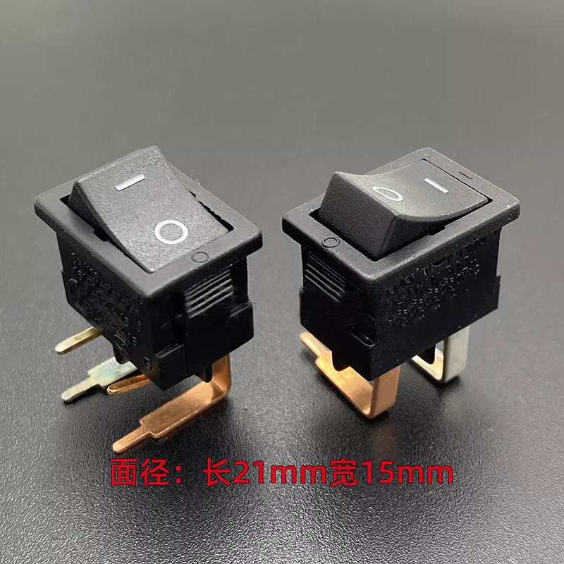 Original 3024 boat type switch button 4 bend foot 2 speed high current 16(4)A 250V T85 boat type power supply warping button 21*