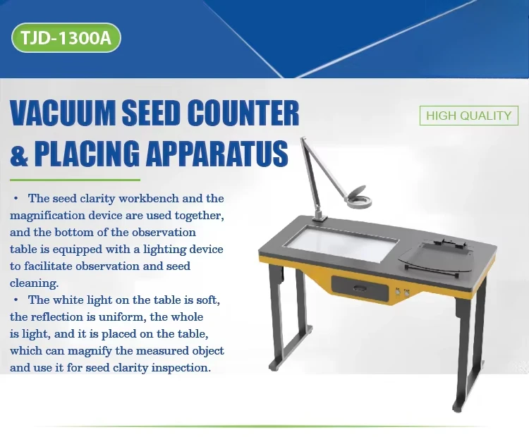 Seed Purity Neatness Workbench for Non Destructive Sample Observation