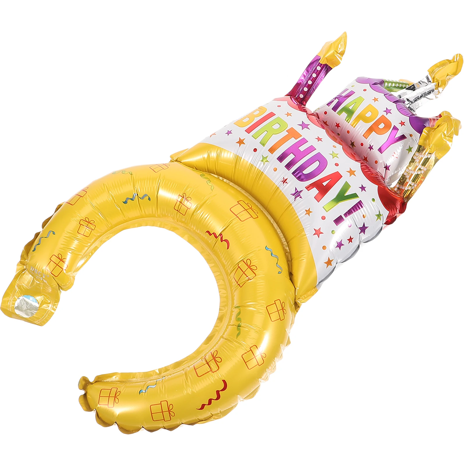 

25pcs Birthday Party Hair Hoops Headb Happy Birthday Theme Party Balloon Cartoon Inflatable Kids Hair Hoops Decorations