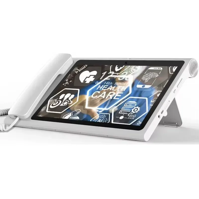 2025/فولتي شاشة تعمل باللمس أندرويد HD الصوت والفيديو الهاتف الثابت الهاتف بلوتوث سماعة هاتف مكتبي لسماعة خارجية 303*1