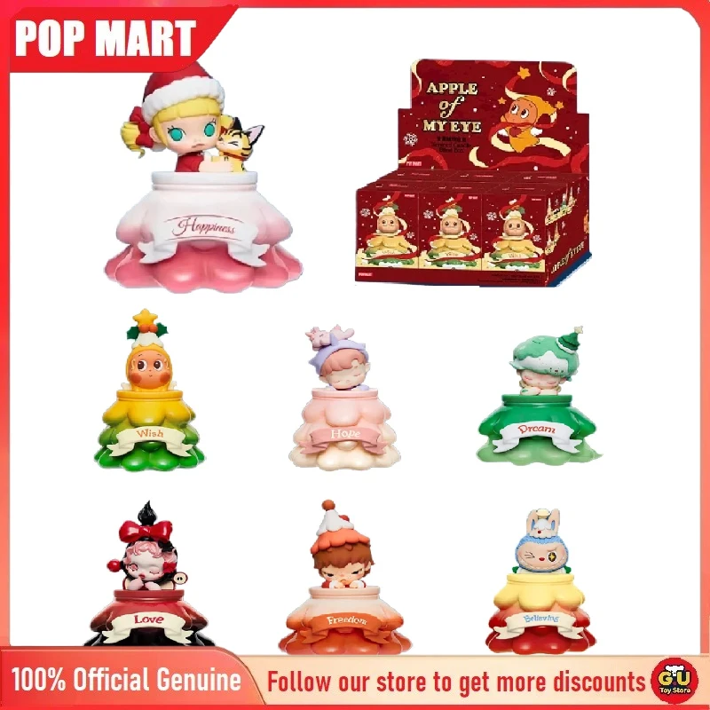 

New POPMART APPLE of MY EYE Series Scented Candle Blind Box Trendy Ornament Mystery Box Popmart Souvenir Xmas Gifts