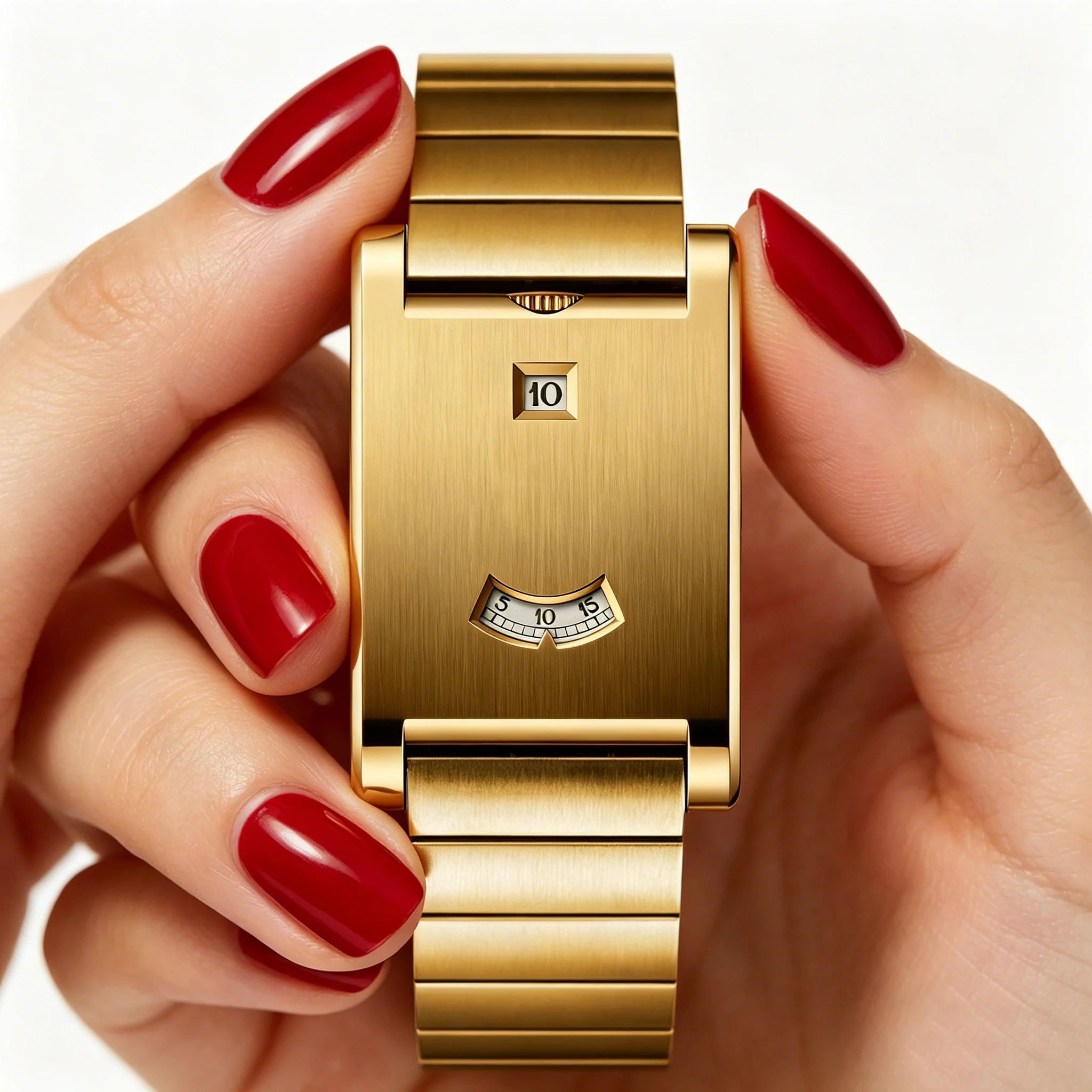 1pc Ladies' Square Luxury Watch, Unique Design Artistic Square Watch, Retro Stainless Steel Strap, Luxurious Quartz Watch, Ladie