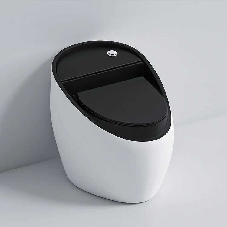 Toilette colorata integrata