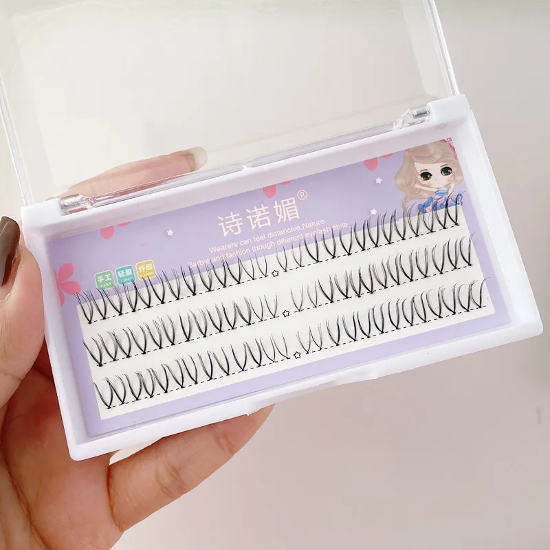 Girl Group Makeup False Eyelashes Natural Simulation Grafting Single Cluster Eyelashes Makeup Beauty Tools