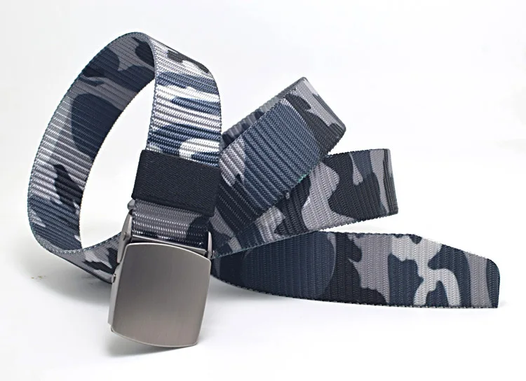 حزام قماش مع معدن مجاني للأطفال ، تدريب في الهواء الطلق ، حزام نايلون تكتيكي للجينز ، أحزمة رياضية للفتيان والفتيات ، غير رسمي