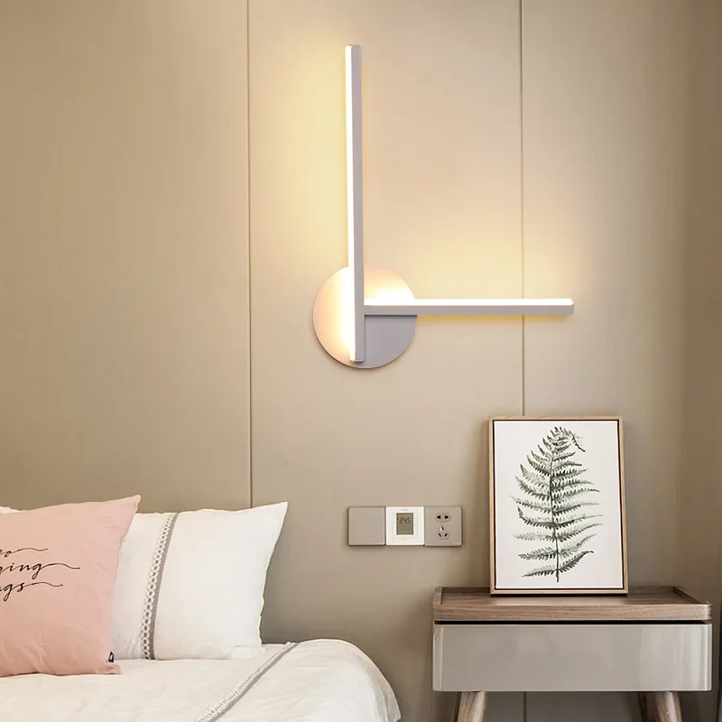 DINDALLED Modern simple  LED Wall Sconce Lamp - Versatile Lighting for Bedroom, Living Room, Hotel Decor