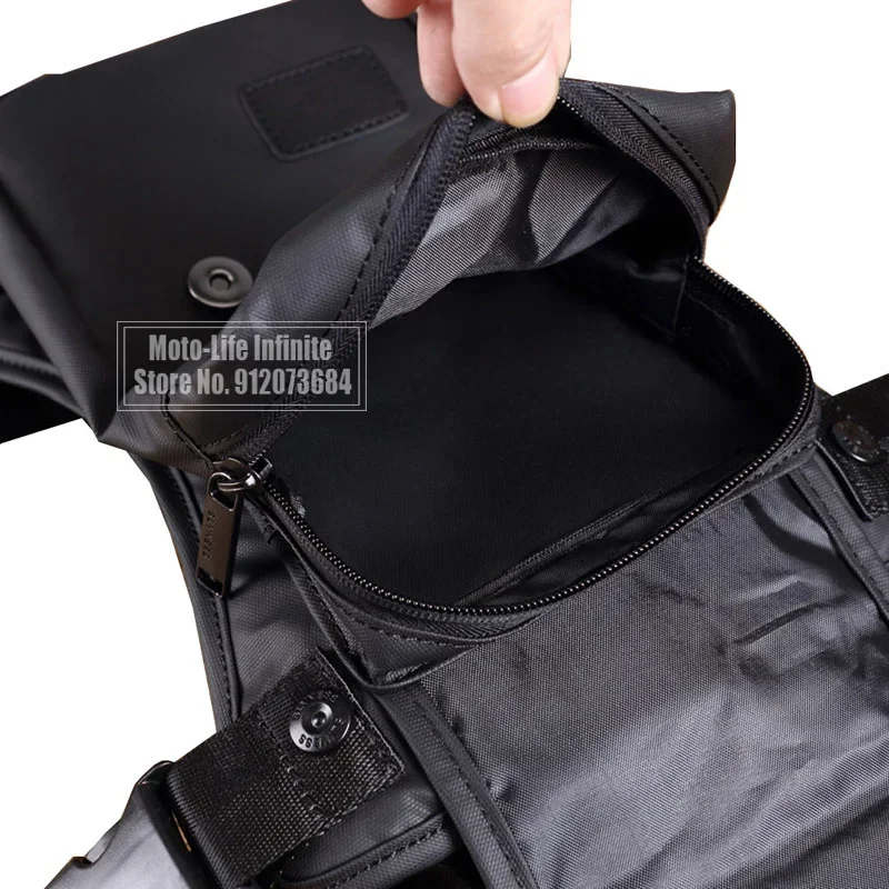 Oxford/Nylon/Canvas Men Drop Leg Bag Fanny Waist Pack Hip Bum Belt Casual Shoulder Leg Bag Motorcycle Riding Thigh Bag