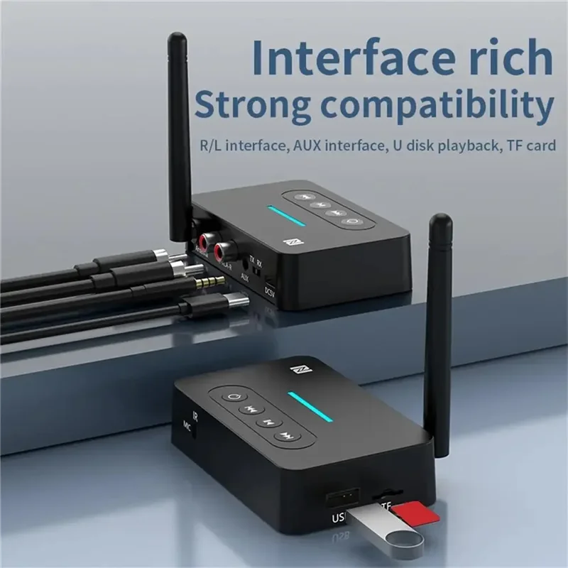 

BTLIFE-Стерео беспроводной аудиоадаптер NFC Bluetooth-приемник-передатчик USB TF-карта AUX воспроизведение музыки аудиоусилитель