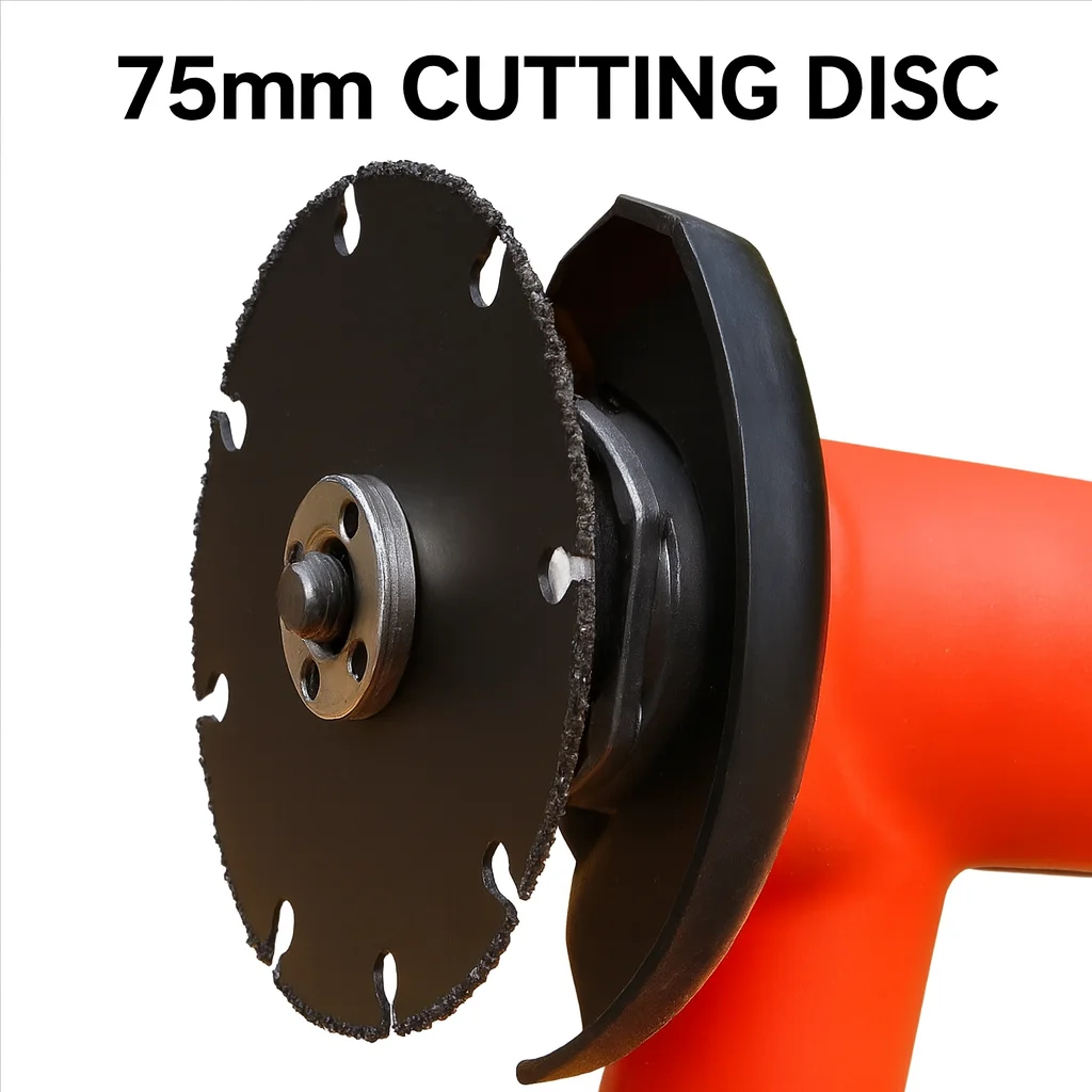 Disco de Corte de Diamante de 75 mm, Mini Disco de Corte de Diamante para Amoladora de Metal, Madera y Plástico, Herramienta Rotatoria de Alta Velocidad para Cortar y Pulir Bricolaje