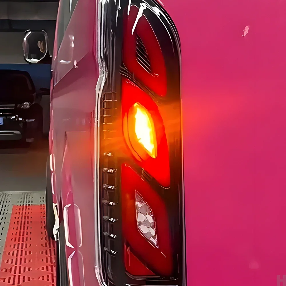 Modified Car Taillight for Toyota Hiace 2005-2018 Upgrade High Configuration Auto LED Dynamic Rear Lamps Plug and Play Accessory