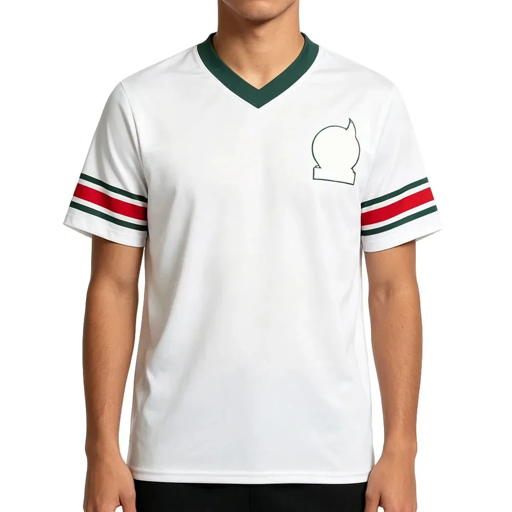 Mexico Football Tee Jersey 2026 Soccer Game Fan Design T-shirt V-neck Short Sleeve Summer Fashion Tshirts Unisex Streetwear