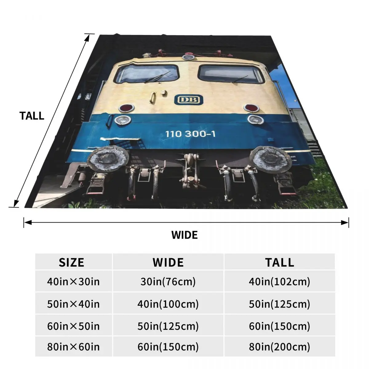 Vintage Rusty Train Front Industrial Style Urban Blanket Soft Warm Flannel Throw Blanket Bedding for Bed Travel Home Sofa