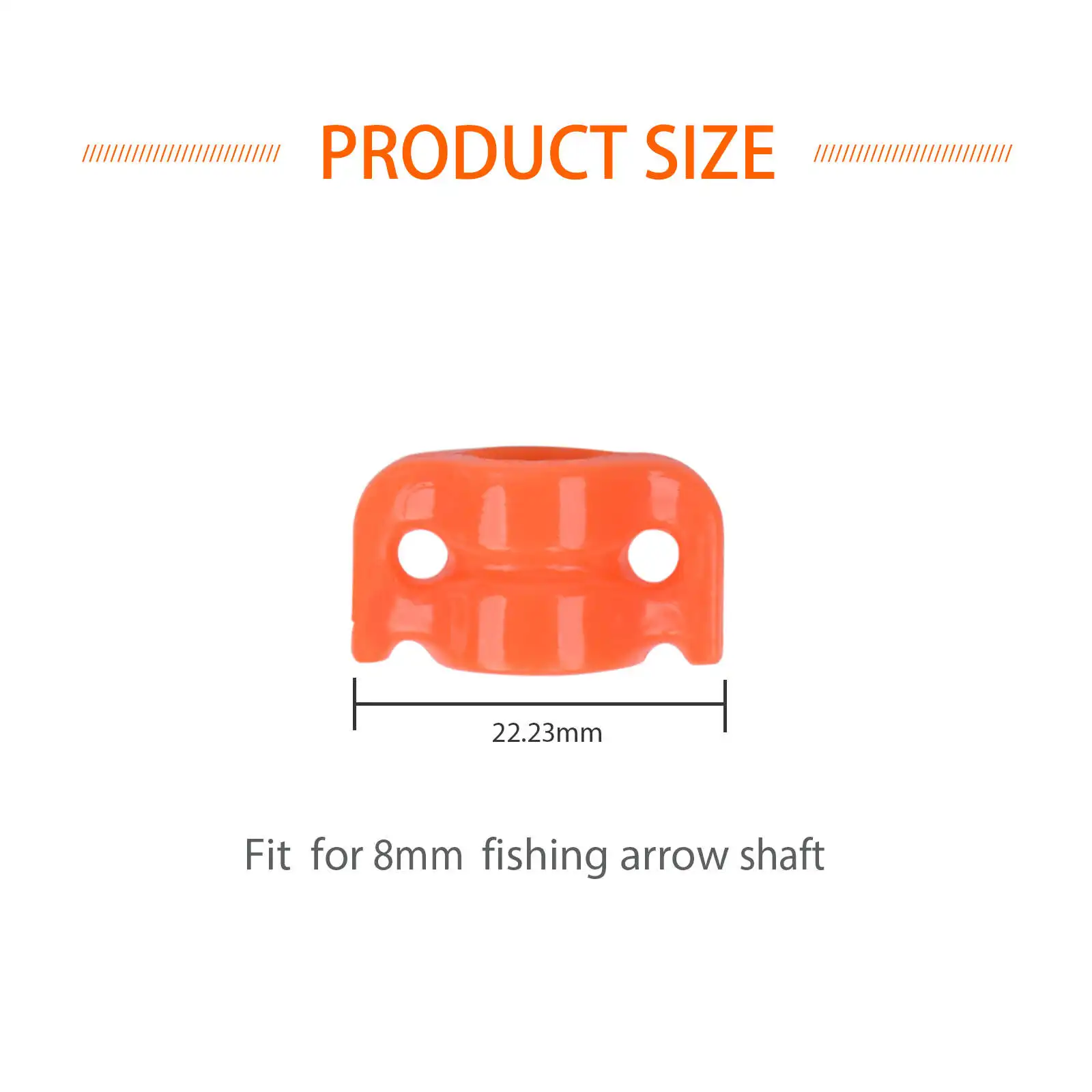 15set Archery Bowfishing Accessories suitable for Outer Diameter 8mm Arrow shaft Archery Shooting Bowfishing Accessories
