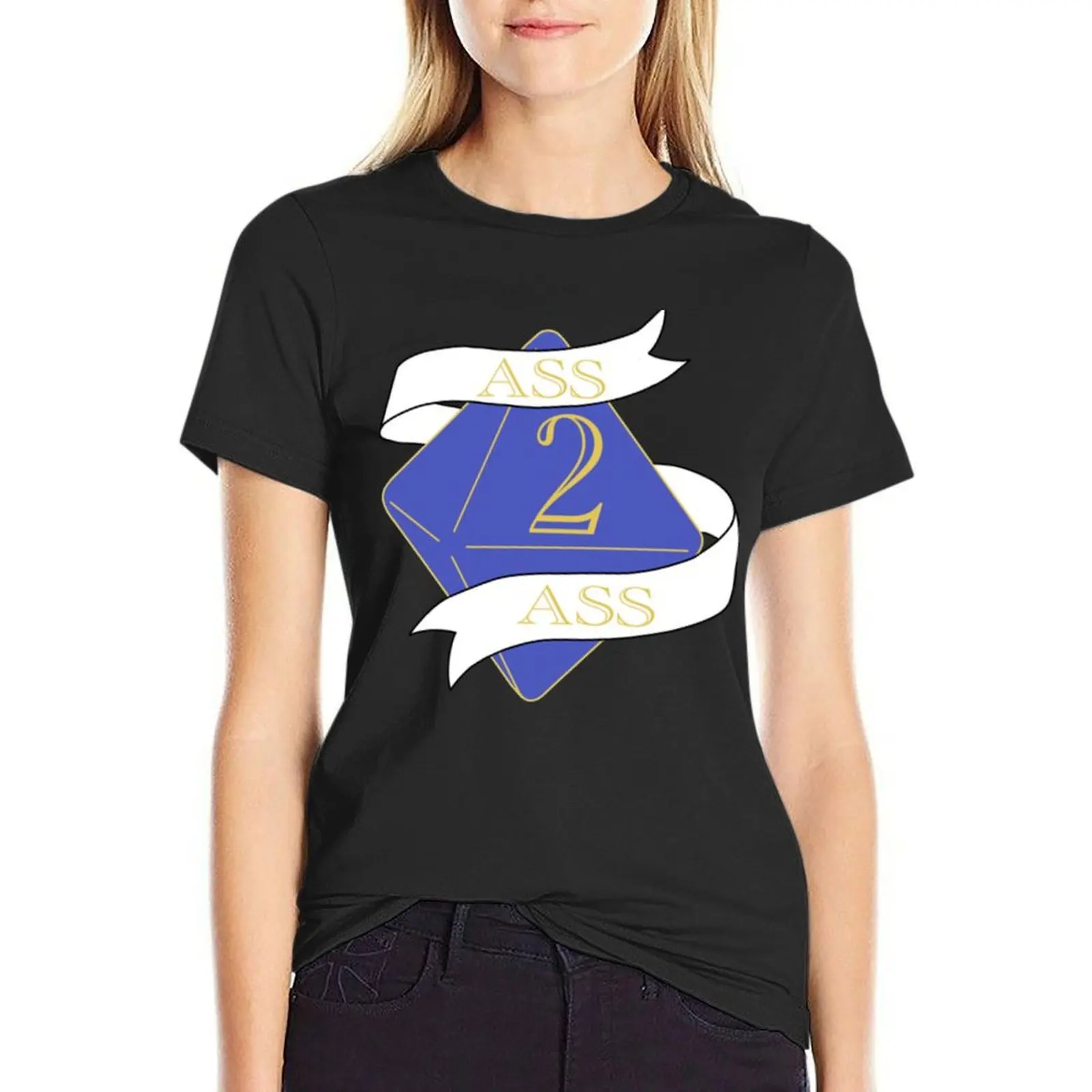 Two Pyramids, Ass To Ass T-Shirt Aesthetic clothing plus size tops t shirts for Women graphic