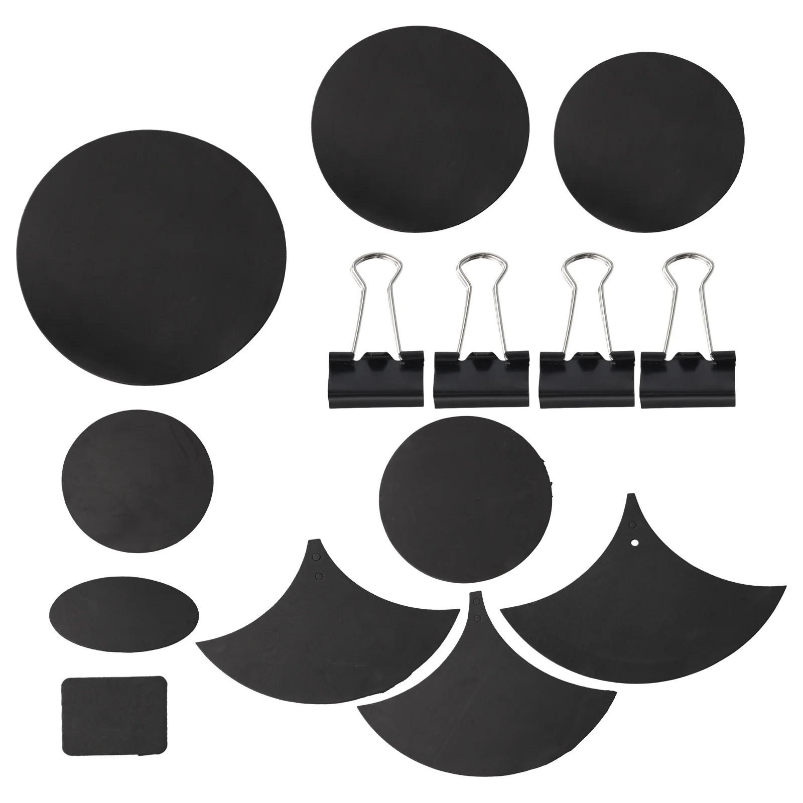 

Compact Drum Silencer Set Drummer Essentials Drumming Accessories Drum Mute Pads Multiple Applications Portable Components