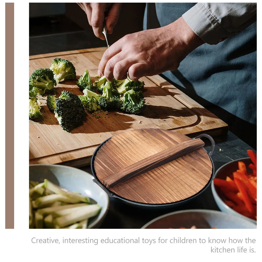 1 ensemble de Mini Wok en fer, outil de cuisine de Simulation Premium pour enfants, Gadgets de cuisine miniatures créatifs et éducatifs réalistes