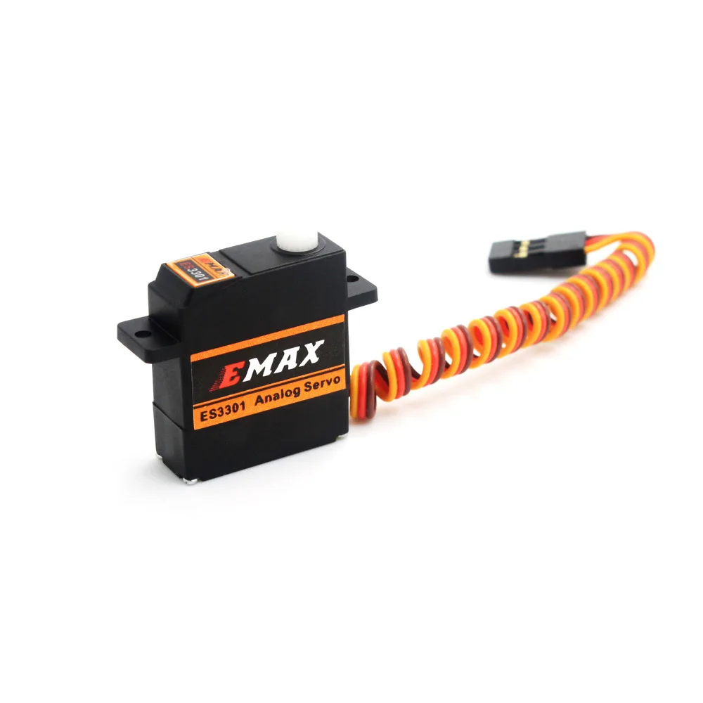 For  EMAX model aircraft fixed-wing glider accessories ES3301 9mm ultra-thin plastic tooth analog steering gear