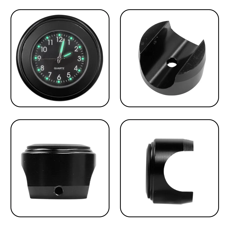 Universal Waterproof Mount Dial Clock Electric Scooter Handlebar Hand Grip Bar Watch  For Xiaomi Milet M365 Styling Accessories