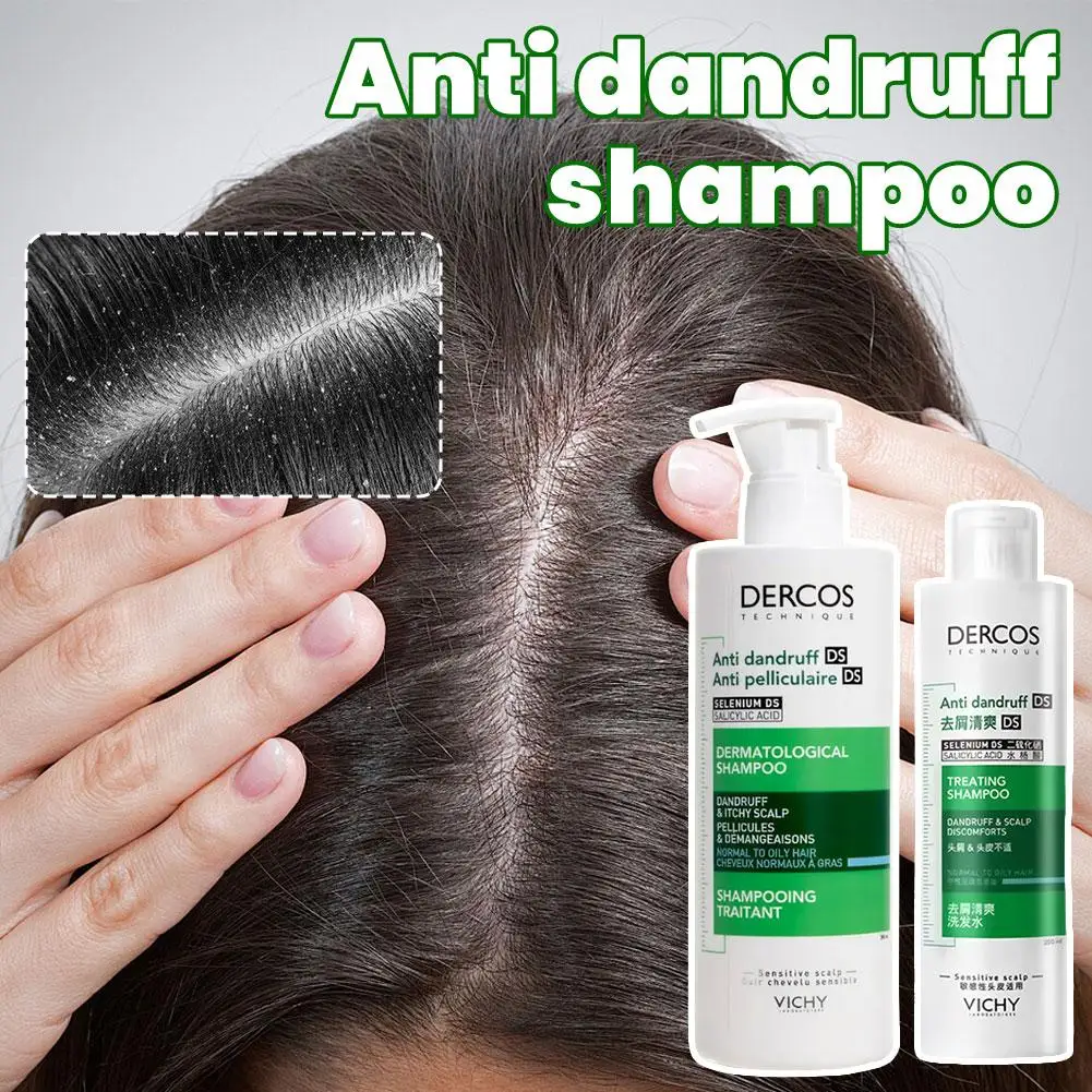 

390ml Vichy Oil Controls Shampoo Refreshing and Nourishing Fluffy Shampoo Soothing Damaged Hair Shampoo Hair Care
