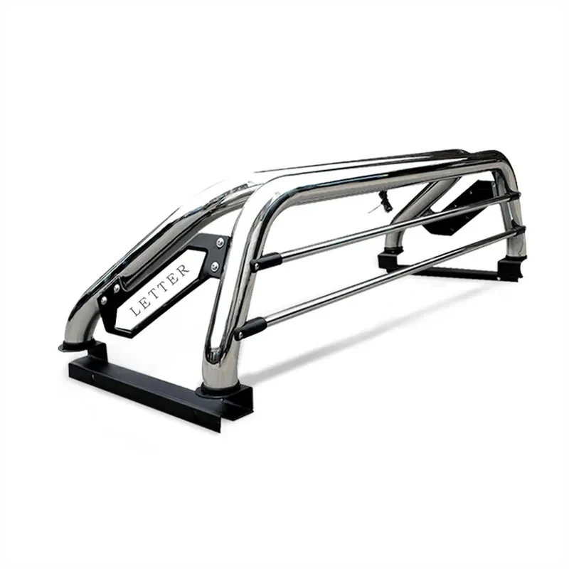 Top quality Hot Selling Silver Color With LED Anti Roll Bar Sport Bar for Hilux Vigo Revo Isuzu D-MAX Ranger 5