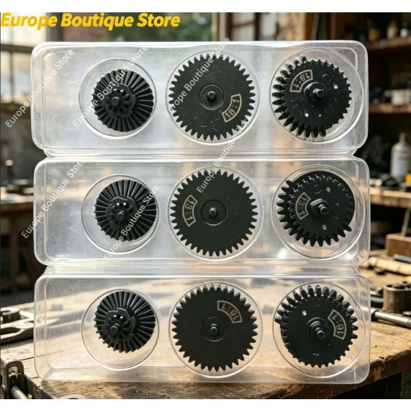 

Ver.2 Gen 8/9/10 Gearbox Steel Cut Gear Set 13:1/16:1/18:1 Metal Gears