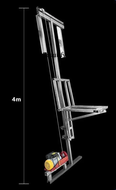 81 new products, hoist loading at construction site, automatic top unloading dump lift