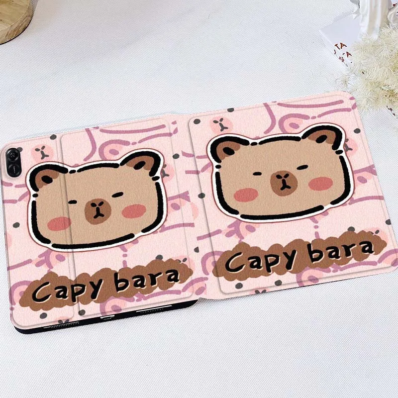 Capibala Anime Art For Huawei MatePad M5 T5 SE 11 Pro Honor Tab 5 V7 V8 X9 GT 10.1 10.8 Inch Tablet Case