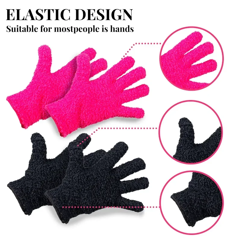 

Bleach Gloves Nylon Hair Straightener Perm Curling Hairdressing Heat Resistant Finger Glove Hair Care Styling Salon Tools