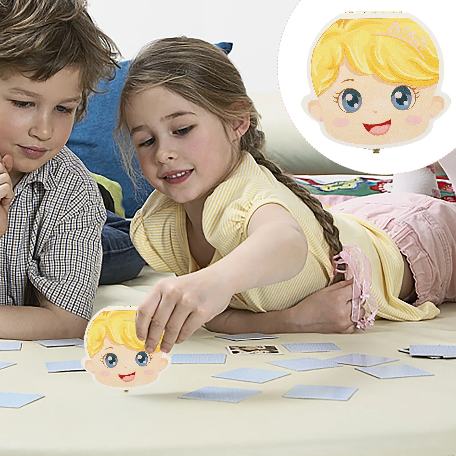 

Коробка для детских зубов, детский мемориальный чехол, мультяшный дизайн, сейф для младенцев, держатель для первых зубов на пальцах, подарочная коробка для детских зубов