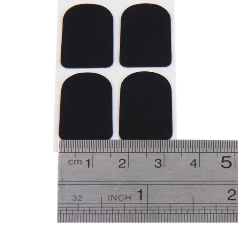 48Pcs Clarinet/Soprano Saxophone Sax Mouthpiece Patches Pads Cushions Black---0.8Mm