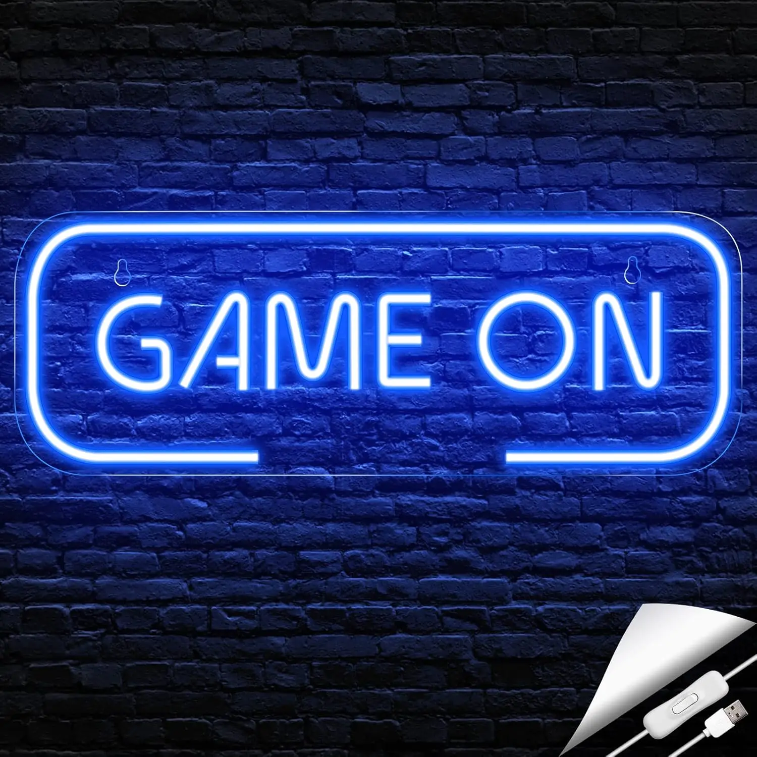 

Game On Neon Sign Game Room Decor LED Gamepad Neon Sign for Teen Room Decor Gamer Gamepad Wall Decor Best Gamer Gift for Boy Kid