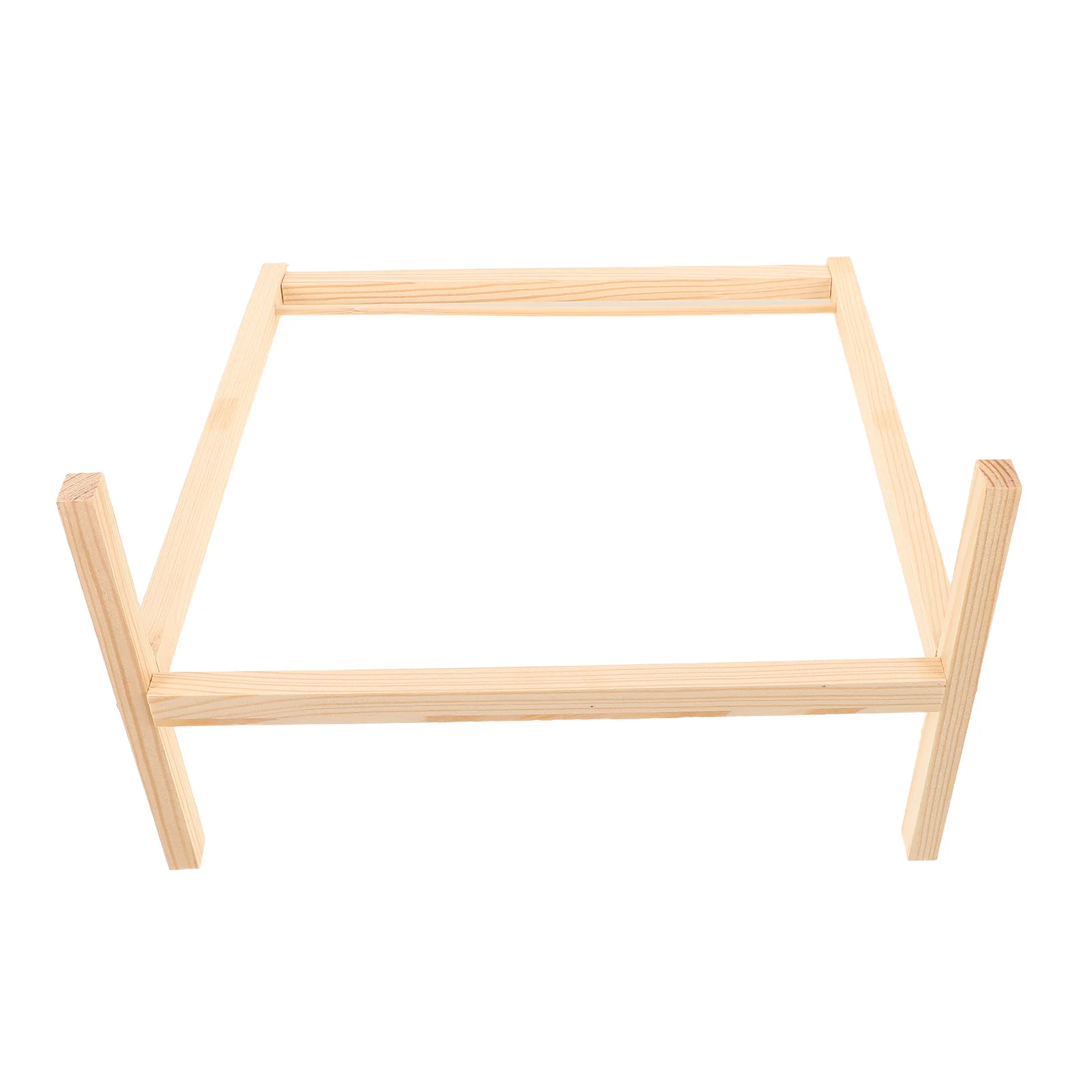 

2Pcs Mini Clothes Hangers Wooden Rack 30 Cm for Organizing Display Clothes Holder Dollhouse Wardrobe Accessories