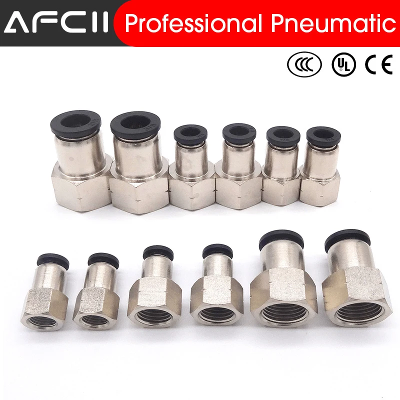 PCF Type 5/32 5/16 1/4 3/8 NPT Thread Amarican Standard Air Pneumatic Fittings Quick Release Connectors