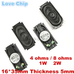 2PCS Notebook Speaker Horn 1/2W 8R 4R 3516 1635 Loud speaker 4 ohms 8 ohms 1 Watt 2 Watt 4/8R 1W 2W 35*16MM 16*35MM