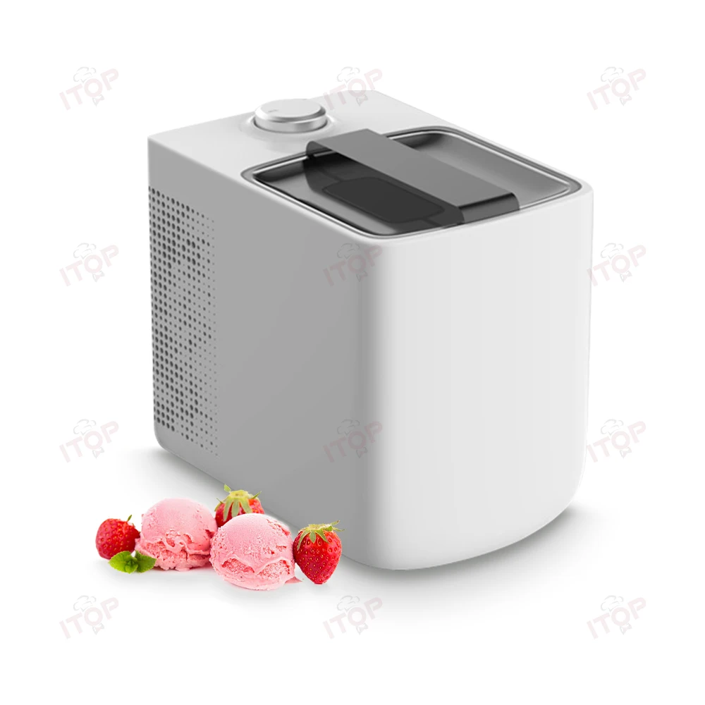 

ITOP Household Mini Ice Cream Maker Yogurt Freezer 500ML Gelato Machine No pre-cooling Low Energy Consumption Silent Operation