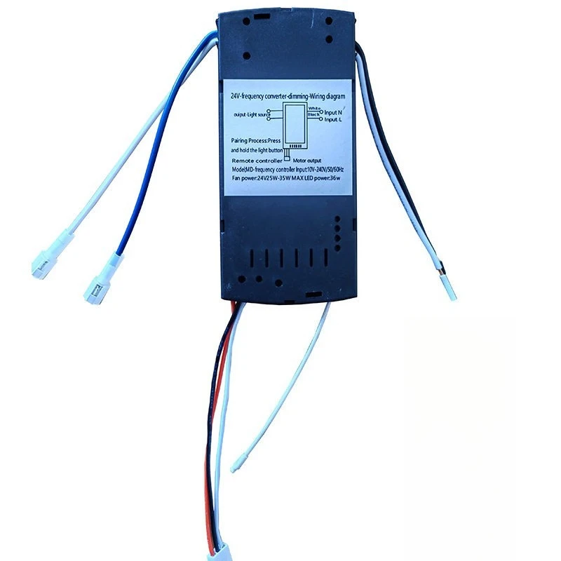For 24 V Variable Frequency Motor Controller Fan Light 433 Remote Control 15 Keys 6 Grades Stealth Fan Universal Remote Control