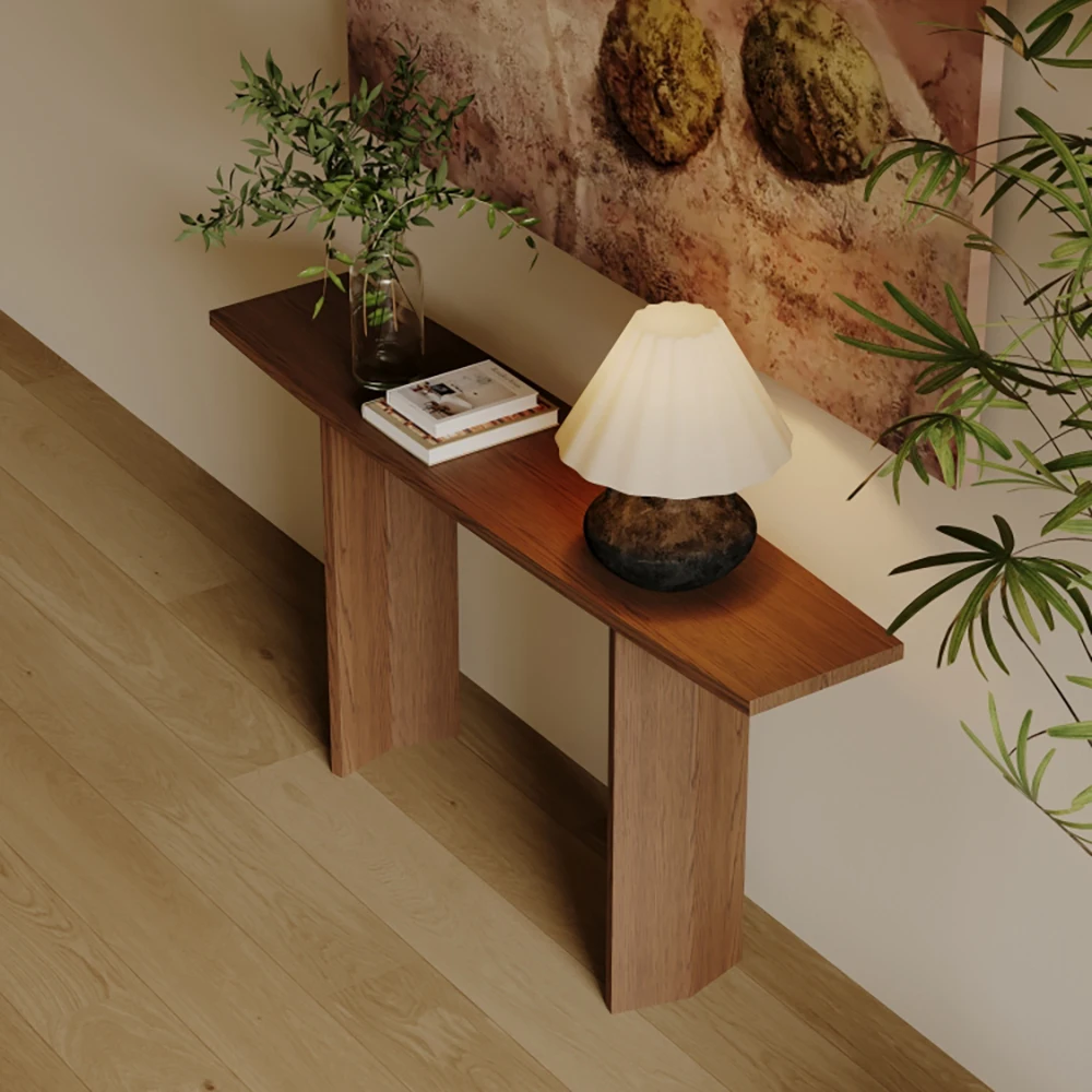 Modern Entrance Console Table Luxury Wooden Unique Minimalist Console Table Aesthetic Glamour Tavolo Salotto Home Furniture