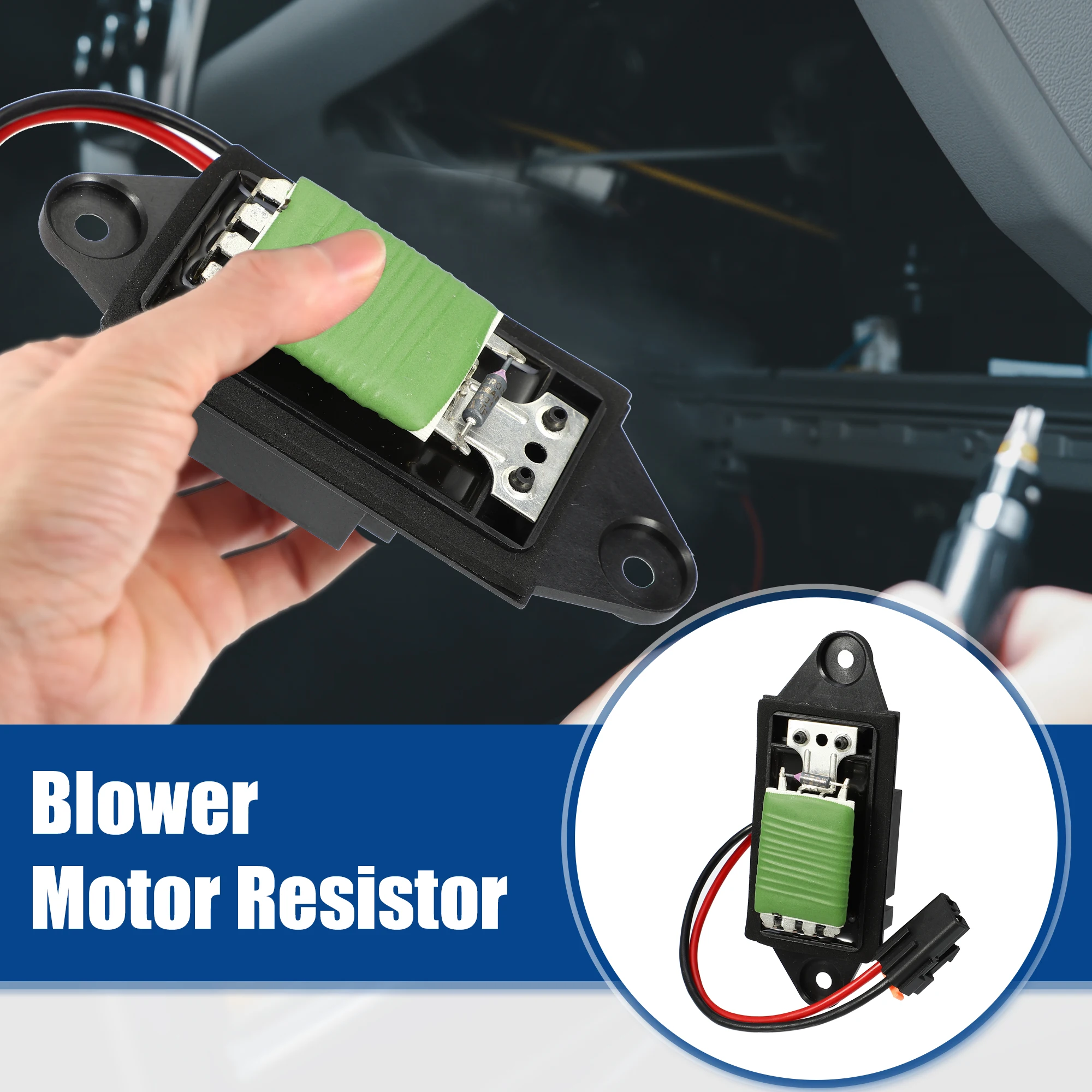

X Autohaux 1Pcs Blower Motor Resistor for Cadillac Escalade Base 5.3L V8 for GMC Yukon Denali, SL, SLE, SLT 4.8L V8 88986482