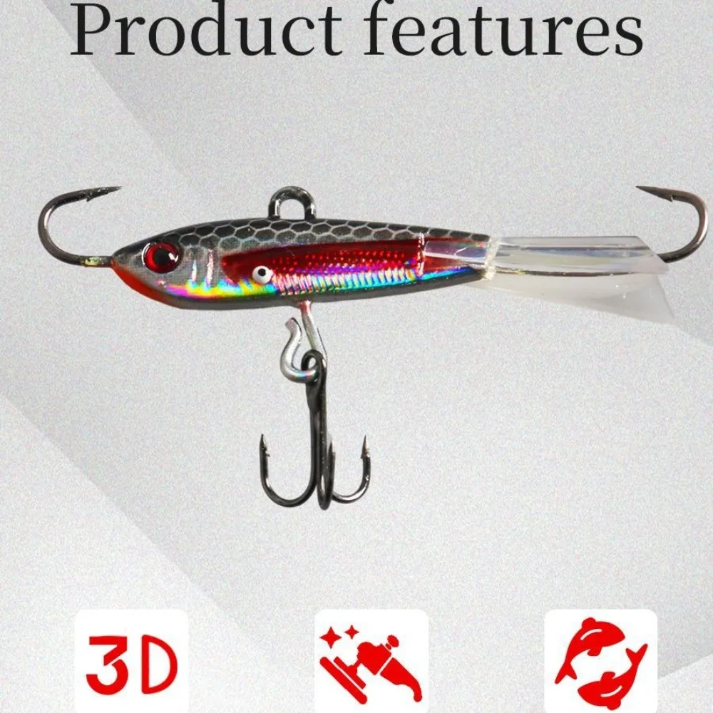 4 styles Winter Ice Fishing Lure New Balancer AD-Sharp Ice fishing lure Jigging Walleye Spoon Metal Lures diamond