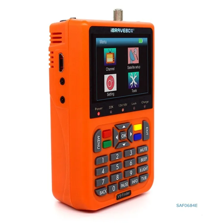 

Dropshipping Digital Satellite Finder Meter I3.5 Inch Lcd Color Screen 6000 Channels TV Ibravebox V9 Satellite Finder Digital